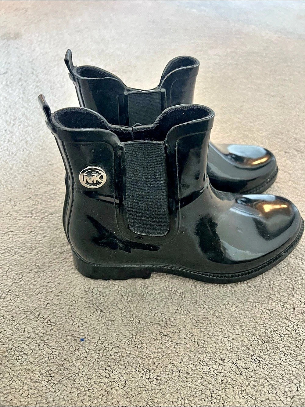 Michael Kors MK Logo Chelsea Rain Boot Black EU 38
